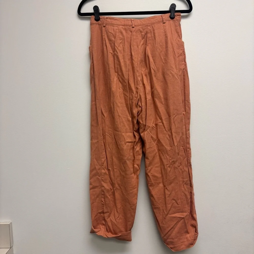 Urban Outfitters Linen Blend High Rise Pants